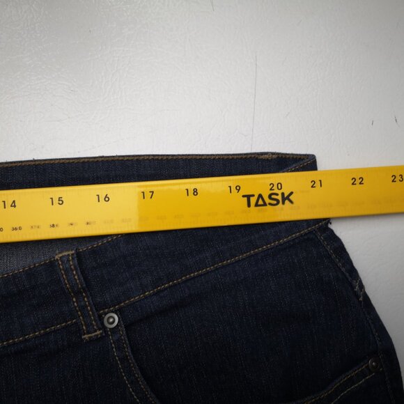 George Plus Ladies Size 22WP Dark Wash Straight Fit Blue Jeans - Picture 11 of 13